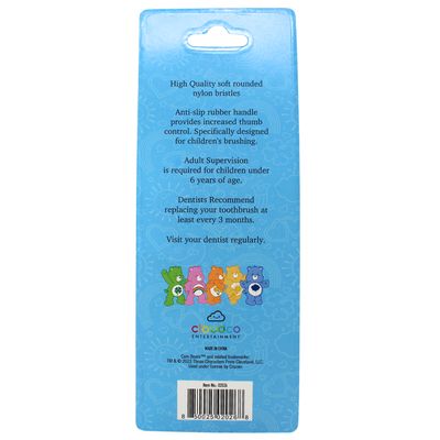 CARE BEARS KIDS BLUE TOOTHBRUSHS SOFT (4PACK)