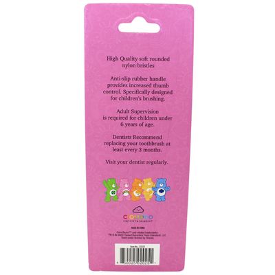 CARE BEARS KIDS PINK TOOTHBRUSHS SOFT (4PACK)
