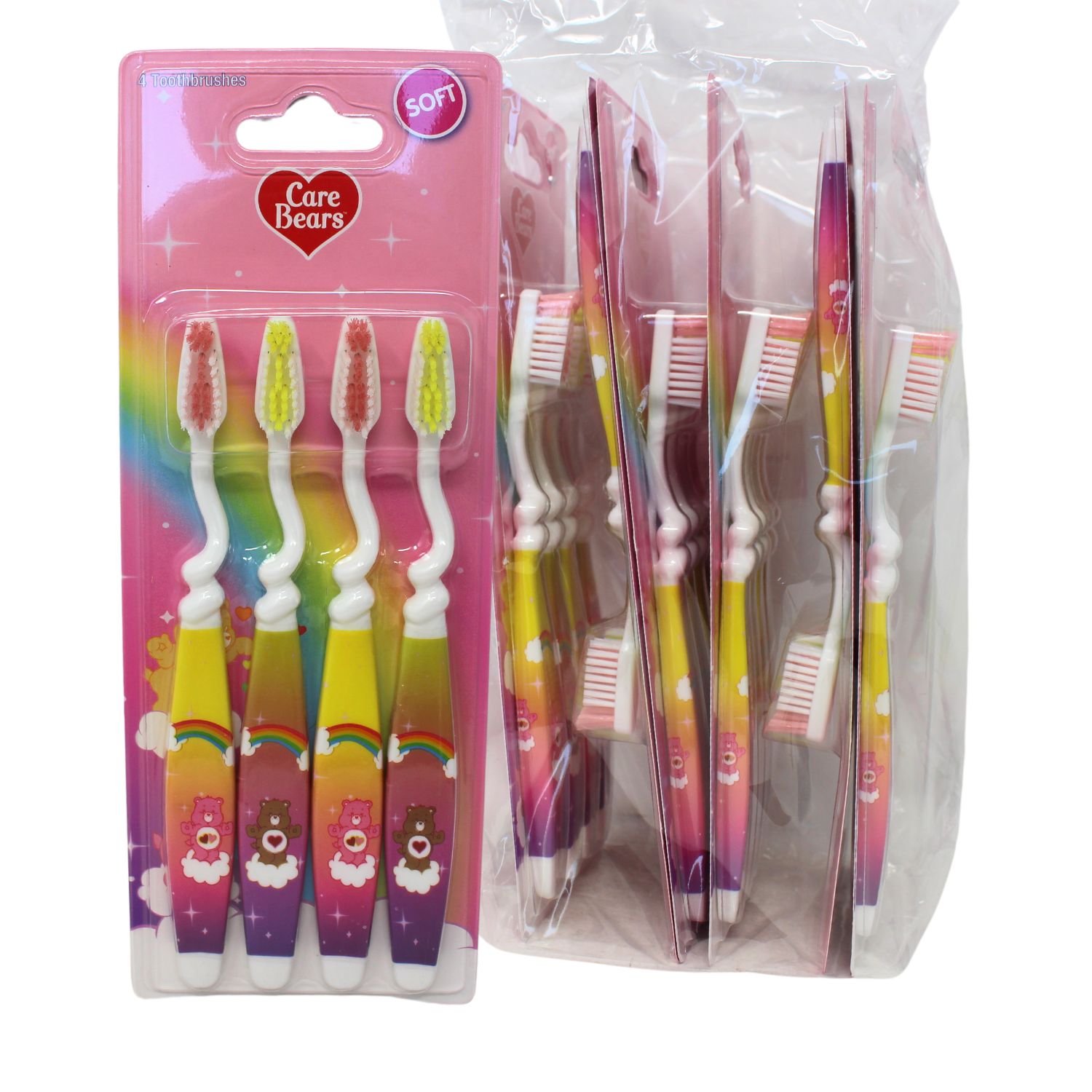 CARE BEARS KIDS T/B 4CT PINK SOFT/6X4