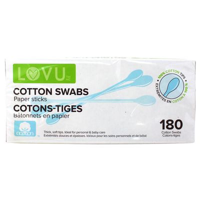 LOVU COTTON SWABS 180'S