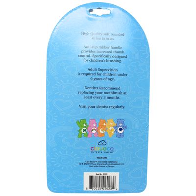 CARE BEARS KIDS BLUE TOOTHBRUSH SOFT + CAP + CUP