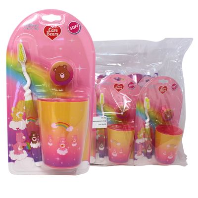 CARE BEARS KIDS T/B W/ CAP &amp; CUP PINK SOFT/12X2