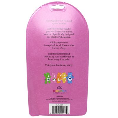 CARE BEARS KIDS PINK TOOTHBRUSH SOFT + CAP + CUP