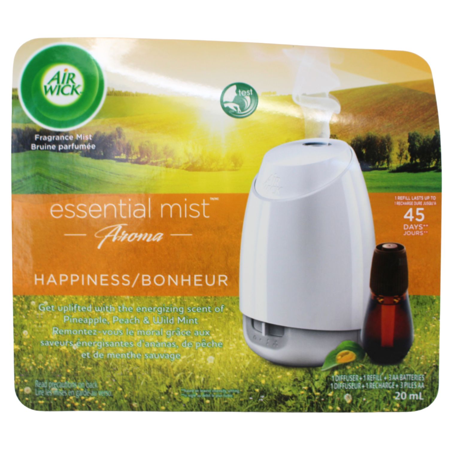 AIRWICK ESSENTIAL MIST HAPPINESS