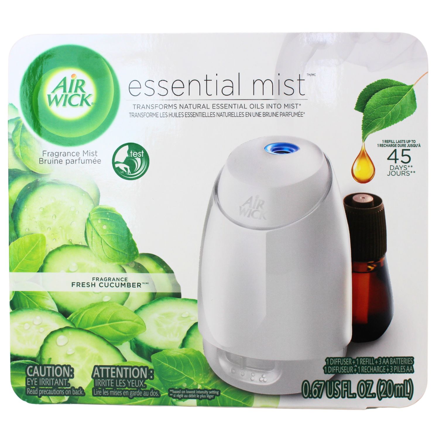 AIRWICK ESSENTIAL MIST FRESH CUCUMBER