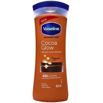 VASELINE B/L 400ML COCOA GLOW/6