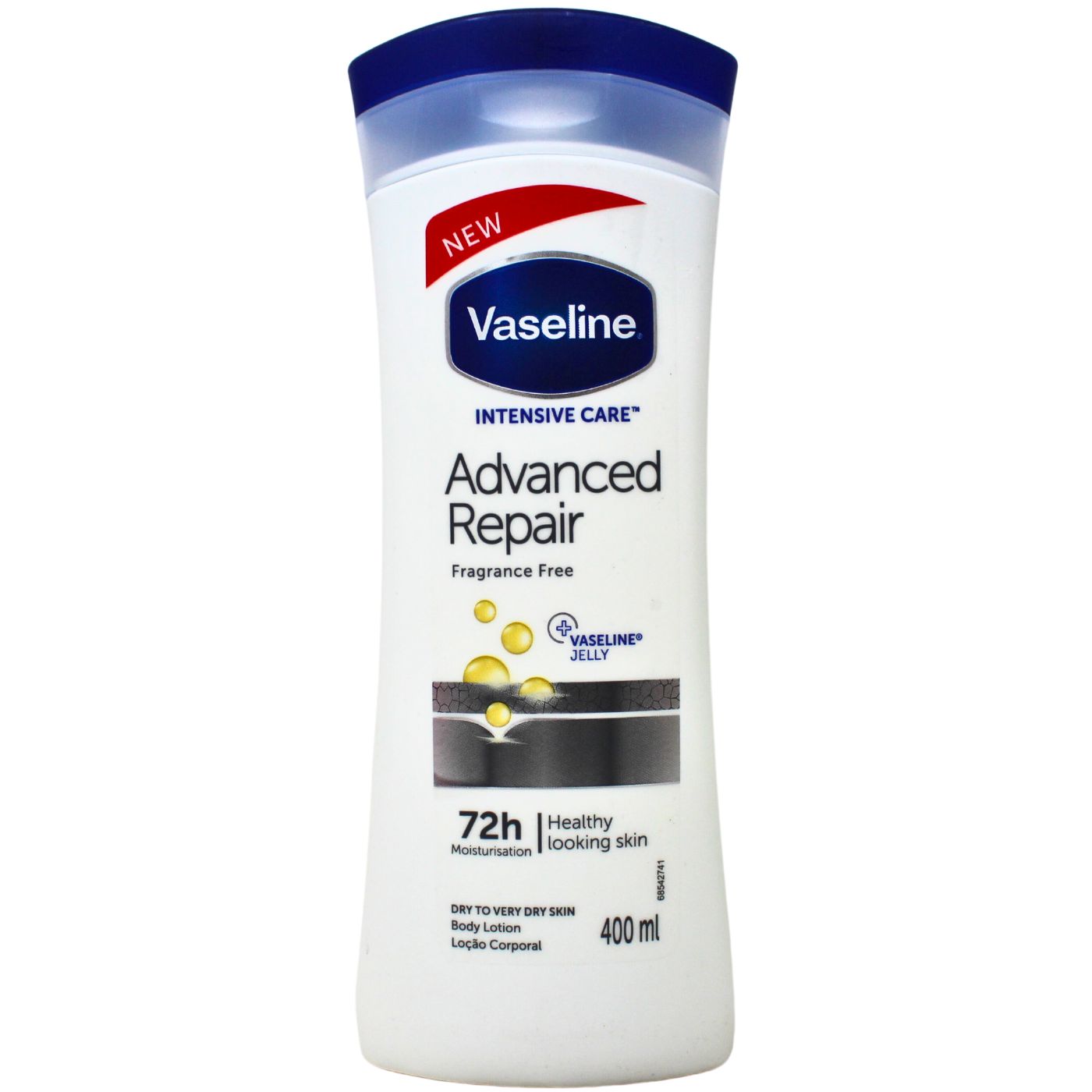 VASELINE B/L 400ML ADVANCED REPAIR UNSCENTED/48