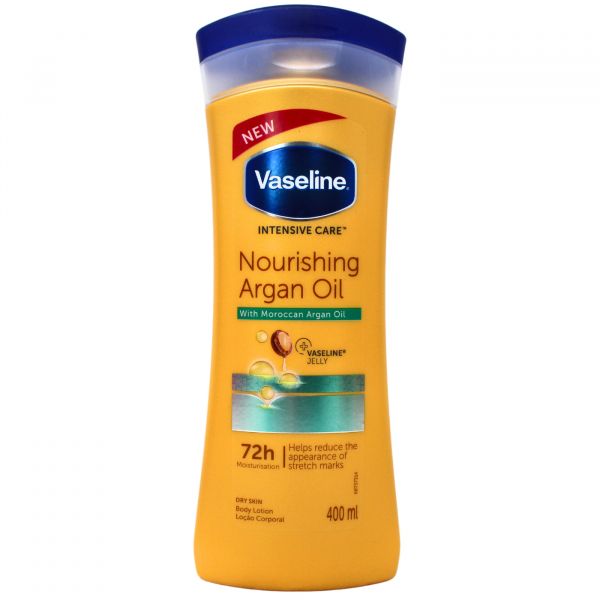 VASELINE B/L 400ML NOURISHING ARGAN OIL/48
