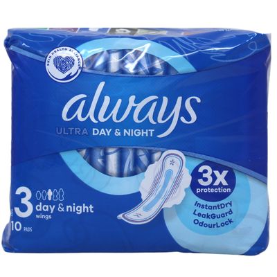 ALWAYS ULTRA 10CT SIZE3 DAY&amp;NIGHT/16