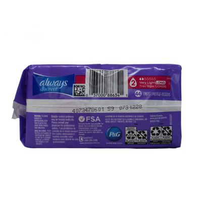 ALWAYS DISCREET VERY LIGHT LONG 44LINERS