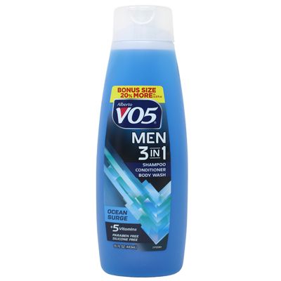 ALBERTO V05 MEN 3IN1 OCEAN SURGE 443ML