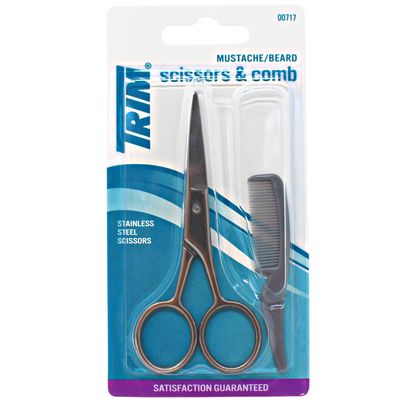 TRIM SCISSORS &amp; COMB SET/72