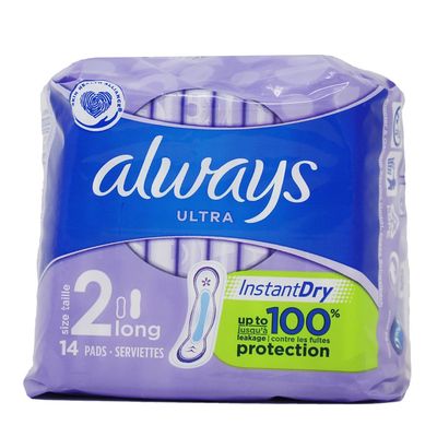 ALWAYS ULTRA 14CT SIZE2 LONG/12