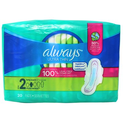 ALWAYS ULTRA THIN 20CT LONG SUPER