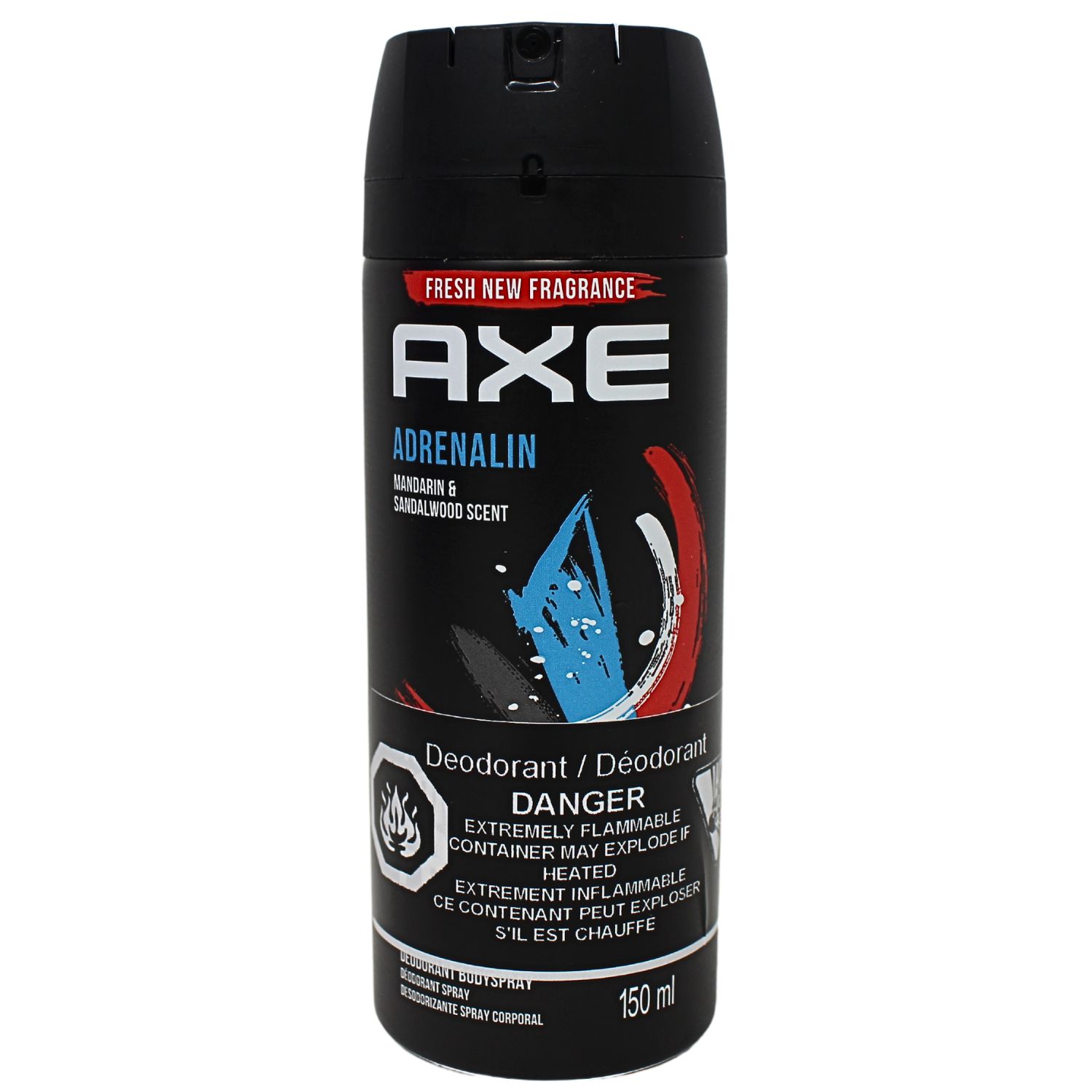 AXE SPRAY 150ML ADRENALIN/6 S