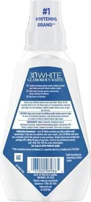 CREST 3DWHTIE MOUTHWASH ARCTIC MINT 473ML