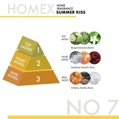 HOMEX #07 SUMMER KISS AIR FRESHENER 300ML