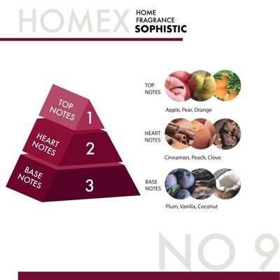 HOMEX #09 SOPHISTIC AIR FRESHENER 300ML