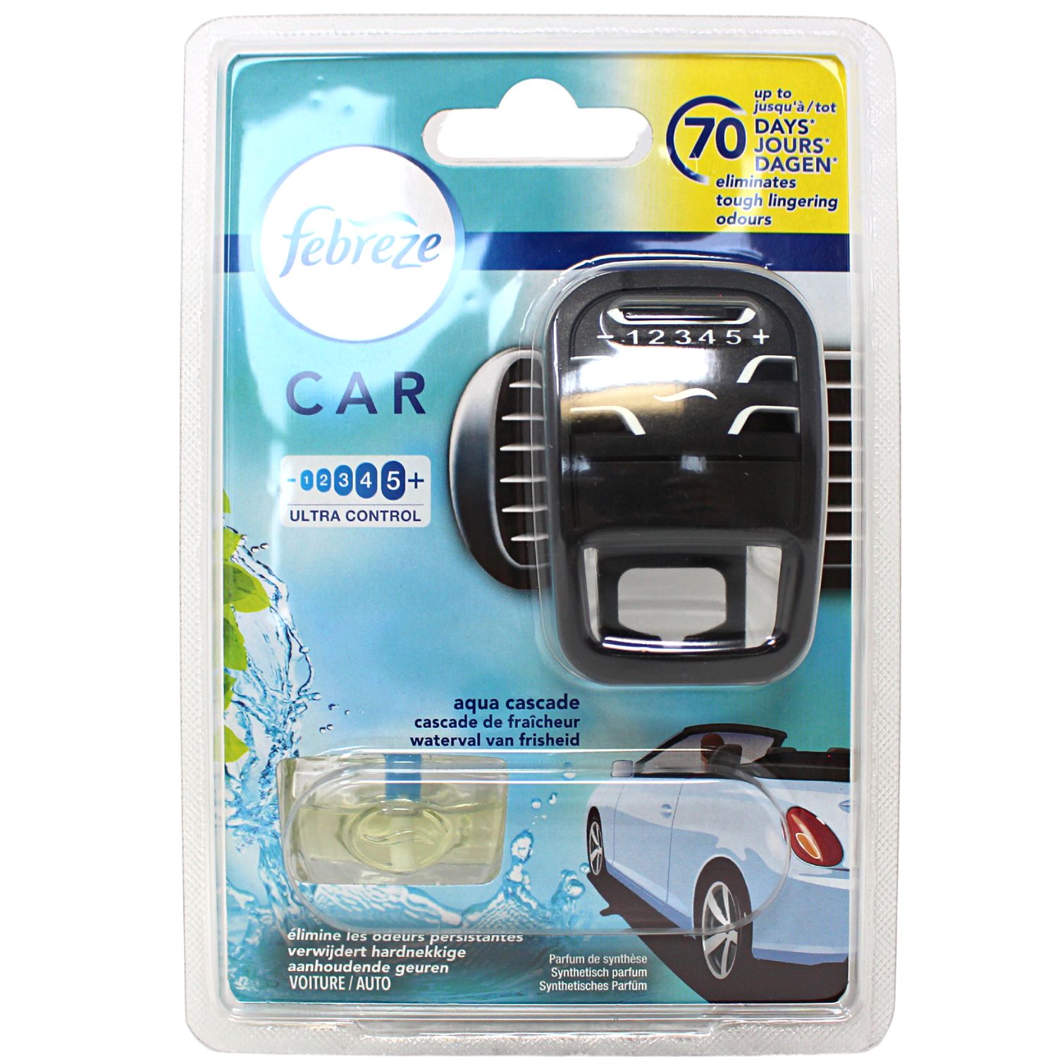 FEBREZE CAR A/F 7ML DIFFUSER AQUA CASCADE/6