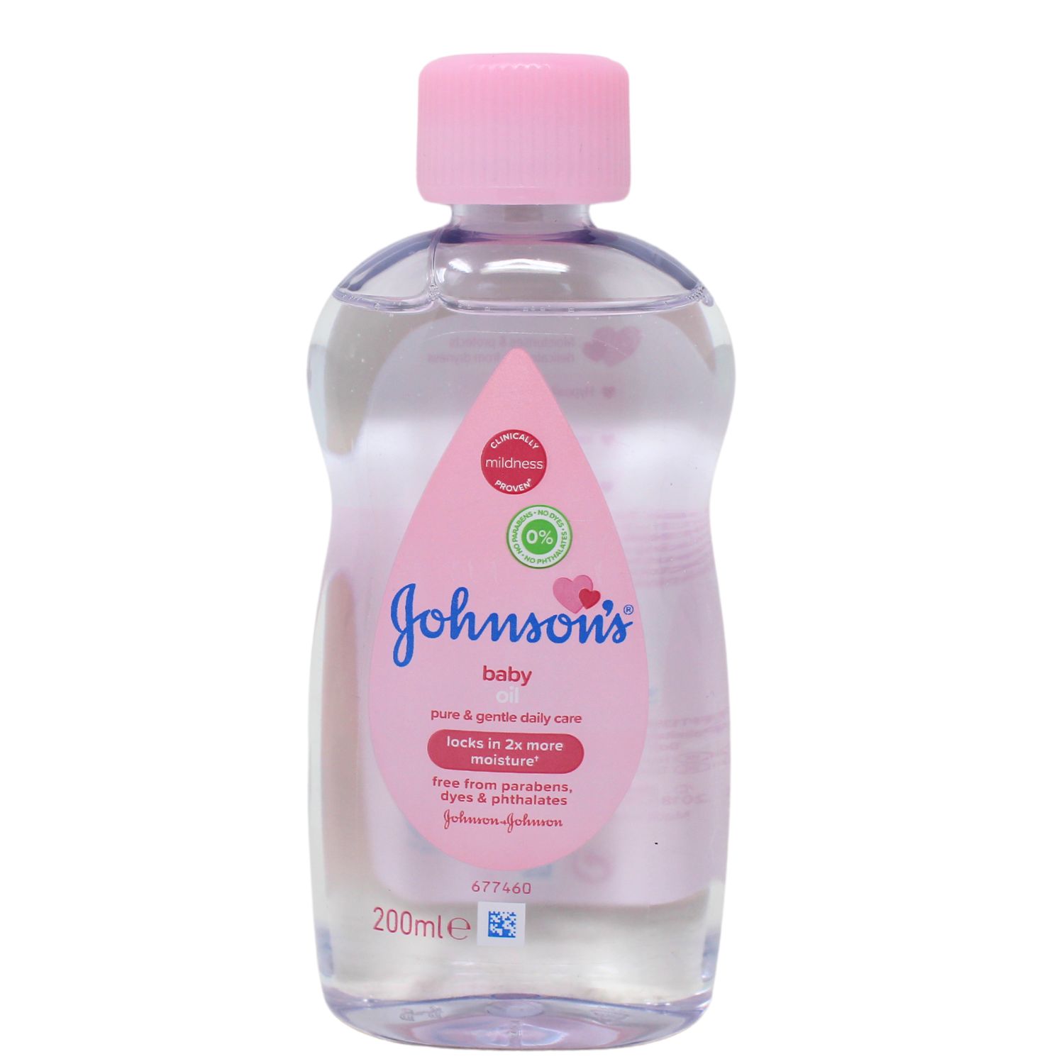 JOHNSONS BABY OIL 200ML/12