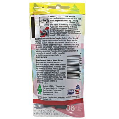 LITTLE TREES VENT WRAP STRAWBERRY (4 PACK)