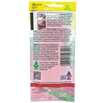 LITTLE TREES VENT WRAP WATERMELON (4 PACK)