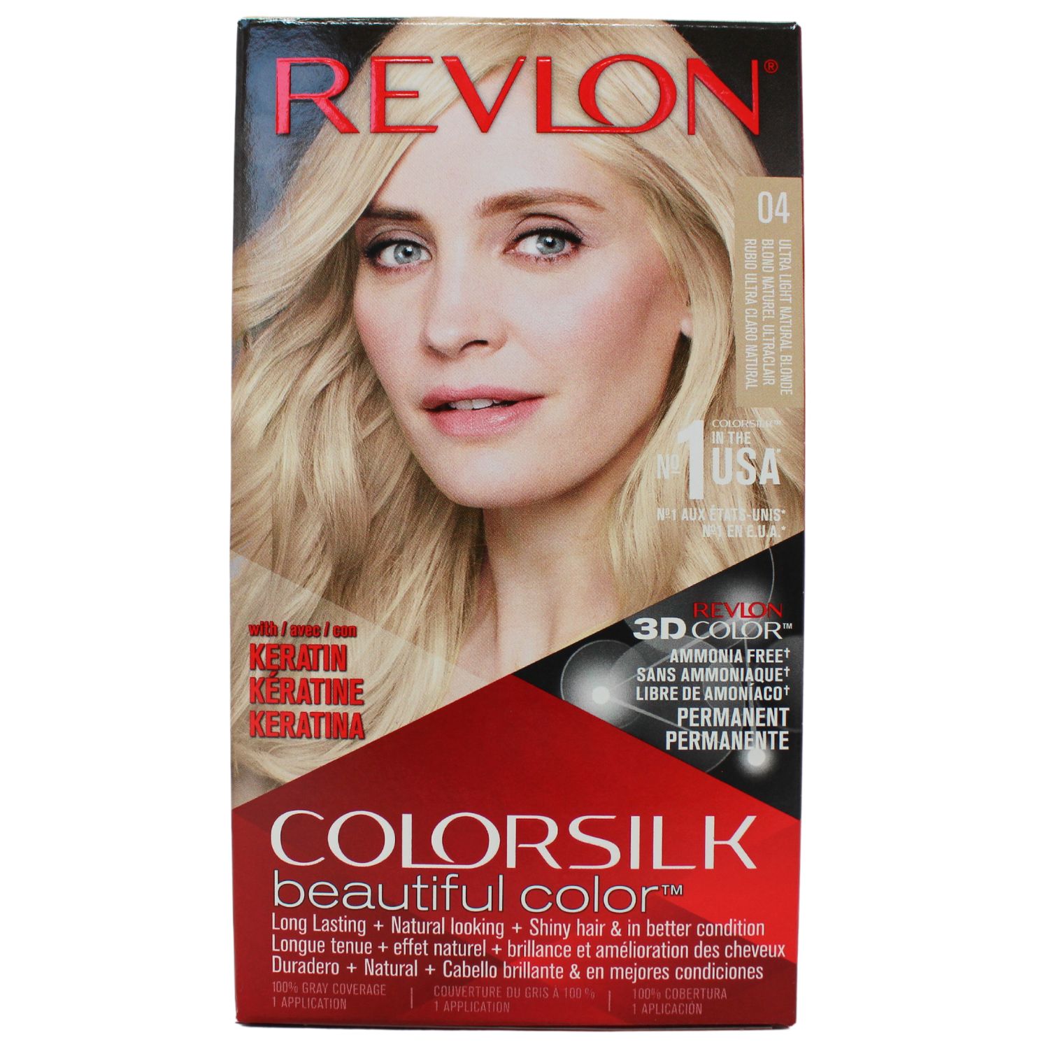 REVLON COLORSILK #04 ULTR LIGHT NATURAL BLONDE