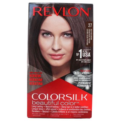 REVLON COLORSILK #27 DEEP RICH BROWN