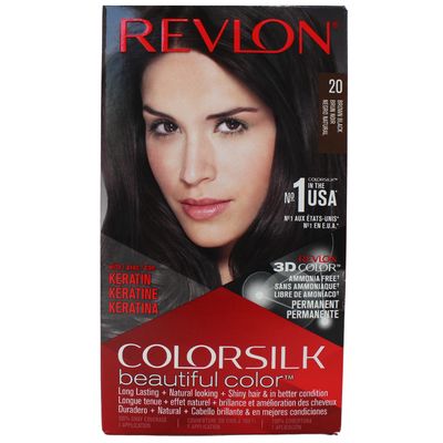 REVLON COLORSILK #20 BROWN BLACK