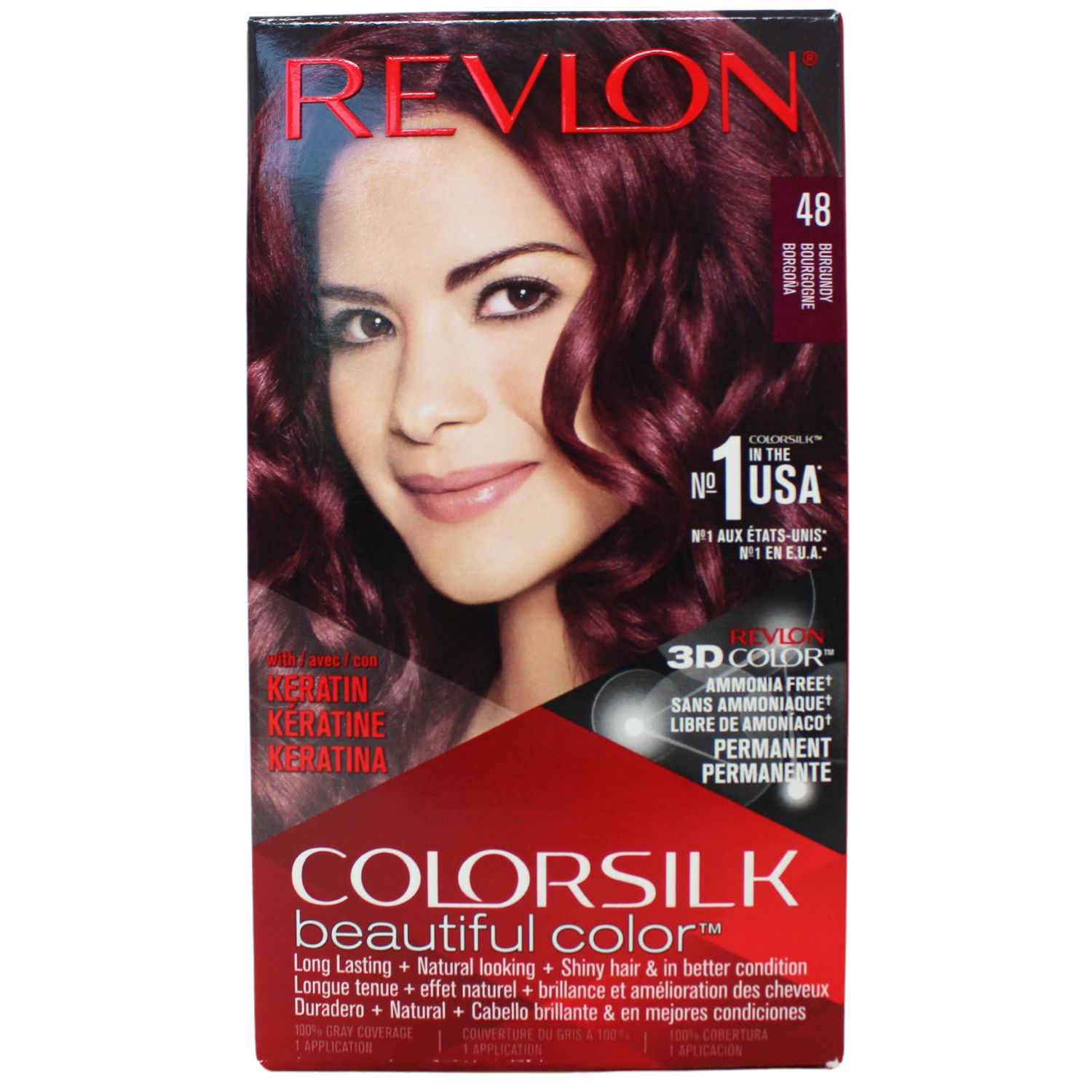 REVLON COLORSILK #48 BURGUNDY