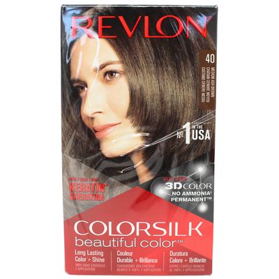 REVLON COLORSILK #40 MEDIUM ASH BROWN
