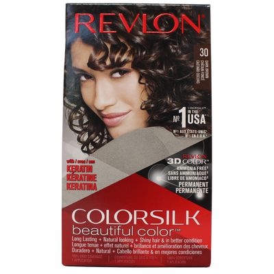 REVLON COLORSILK #30 DARK BROWN