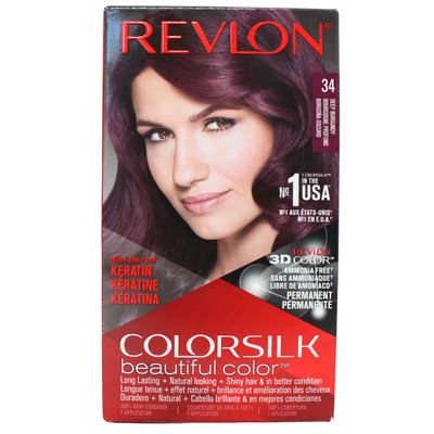 REVLON COLORSILK #34 DEEP BURGUNDY