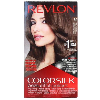 REVLON COLORSILK #50 LIGHT ASH BROWN