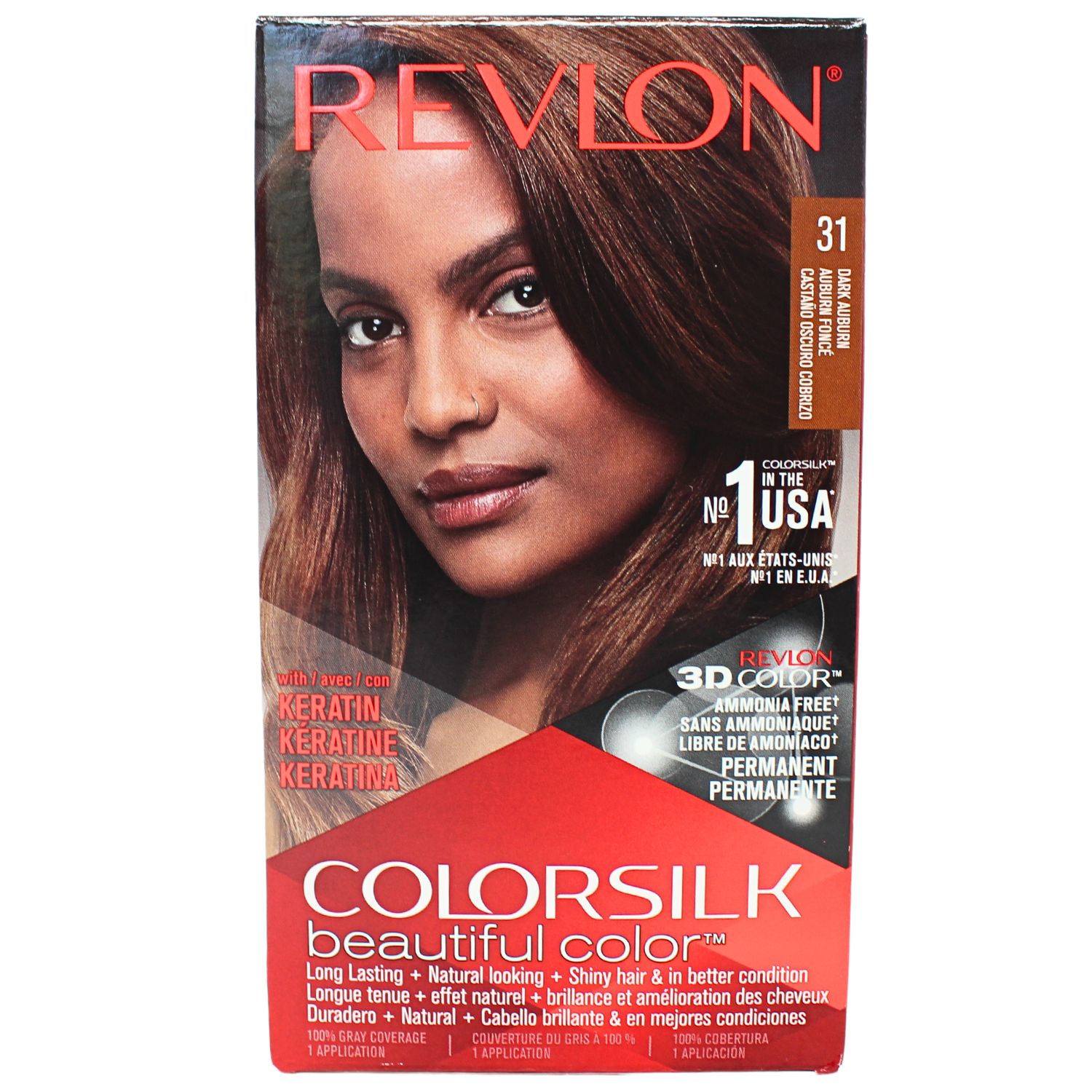 REVLON COLORSILK #31 DARK AUBURN