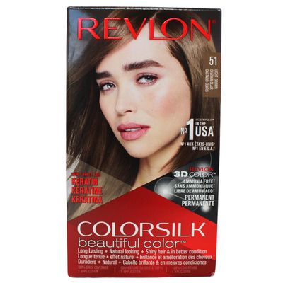 REVLON COLORSILK #51 LIGHT BROWN