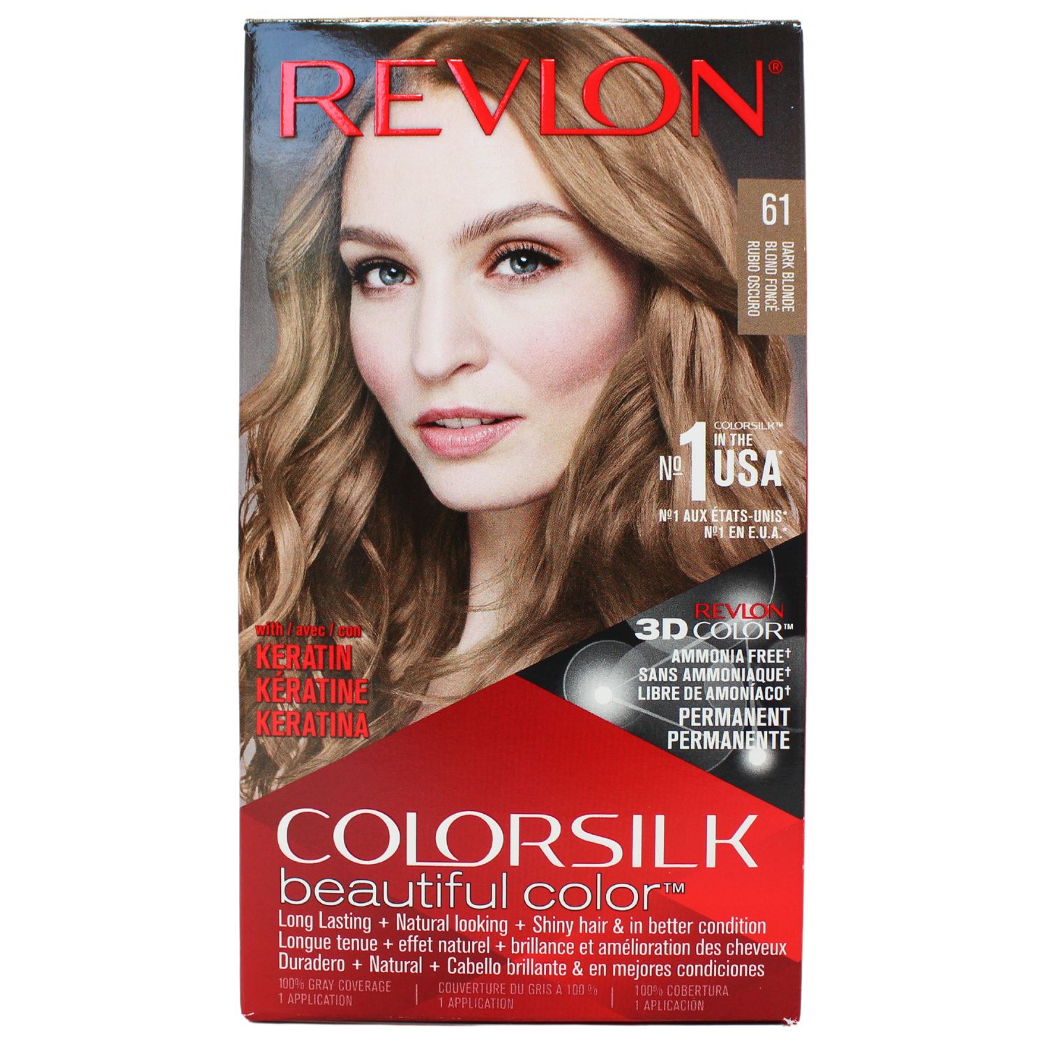 REVLON COLORSILK #61 DARK BLONDE