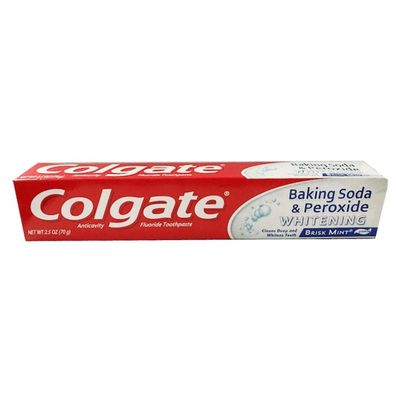COLGATE T/P WHITENING BRISK MINT 70G