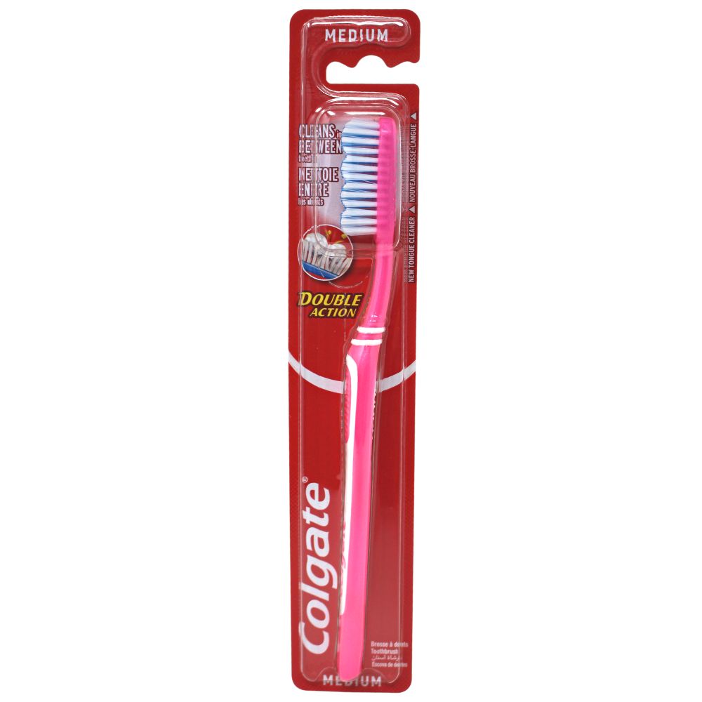 COLGATE T/B MEDIUM 1CTX12PCK DOUBLE ACTION/1X12