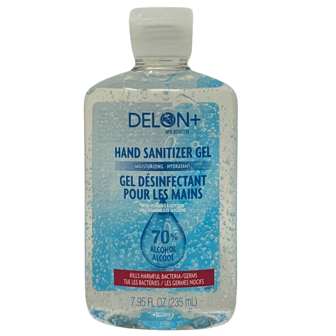 DELON MOISTURIZING 70% ALCOHOL HAND SANITIZER GEL 235ML