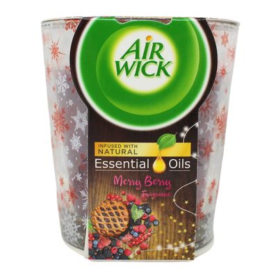 AIRWICK SCENTED CANDLE 105G MERRY BERRY