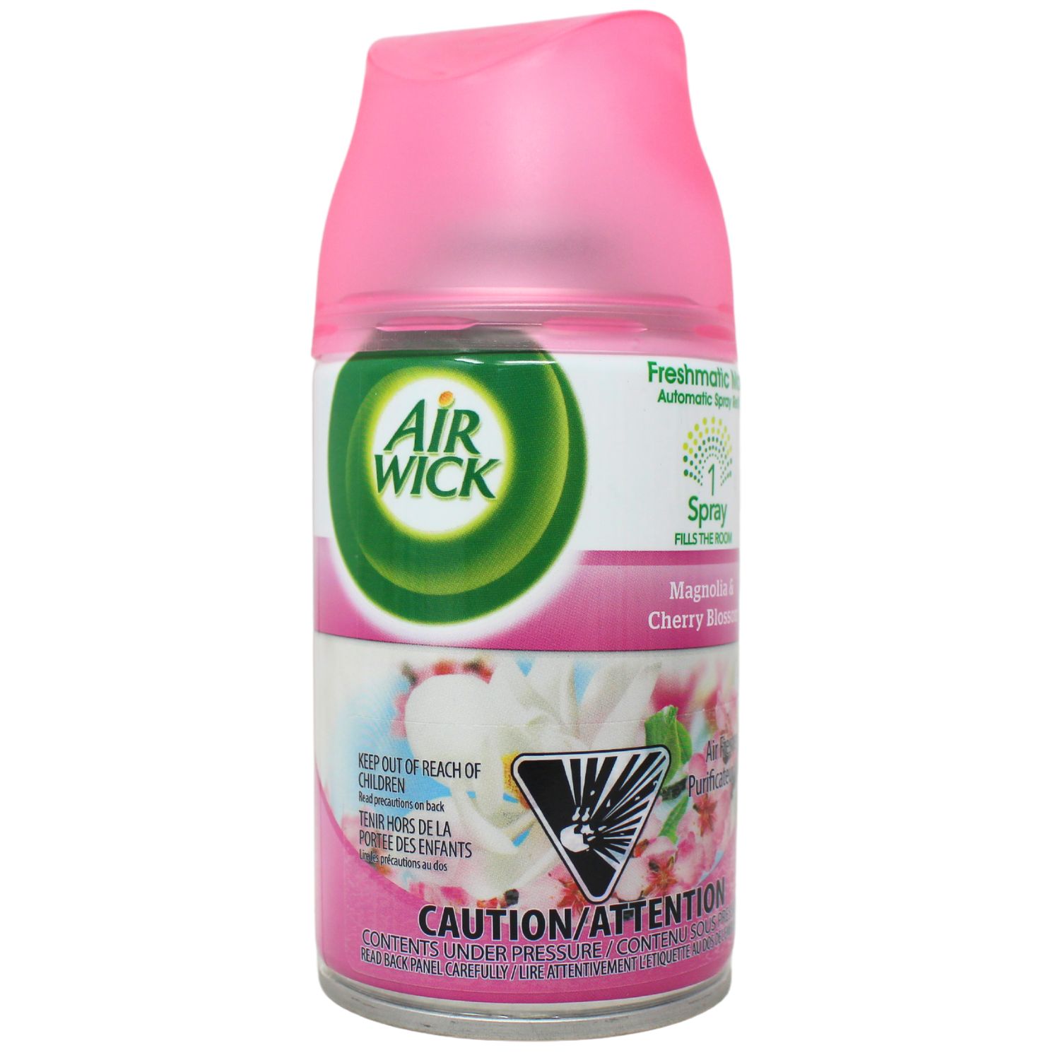 AIRWICK FRESHMATIC AIR FRESHENER SPRAY 250ML MAGNOLIA &amp; CHERRY BLOSSOM