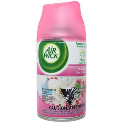AIRWICK FRESHMATIC AIR FRESHENER SPRAY 250ML MAGNOLIA &amp; CHERRY BLOSSOM