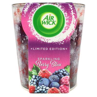AIRWICK SCENTED CANDLE 105G BERRY BLISS (LIMITED EDITION)
