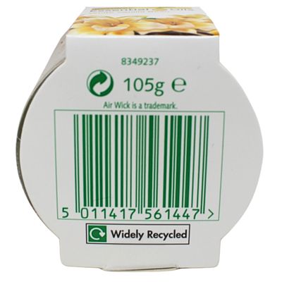 AIRWICK SCENTED CANDLE 105G WHITE VANILLA BEAN