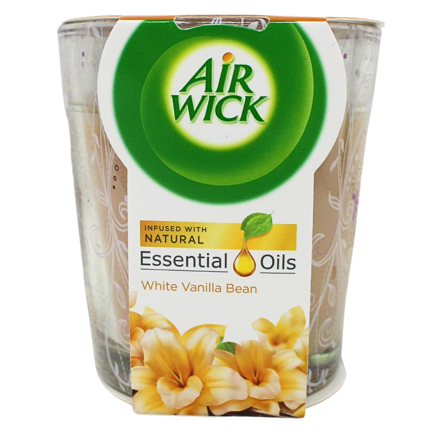 AIRWICK SCENTED CANDLE 105G WHITE VANILLA BEAN