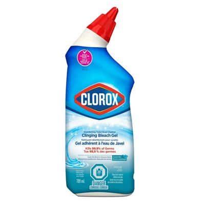 CLOROX TOILET CLEANING BLEACH GEL OCEAN MIST 709ML