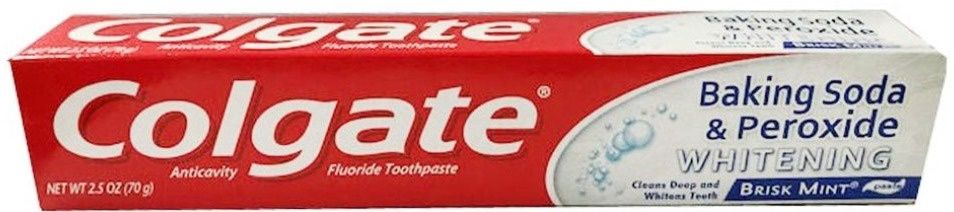 COLGATE TOOTHPASTE WHITENING BRISK MINT 70G