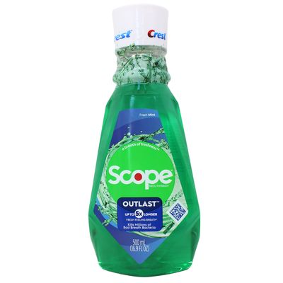 CREST MOUTHWASH SCOPE FRESH MINT 500ML