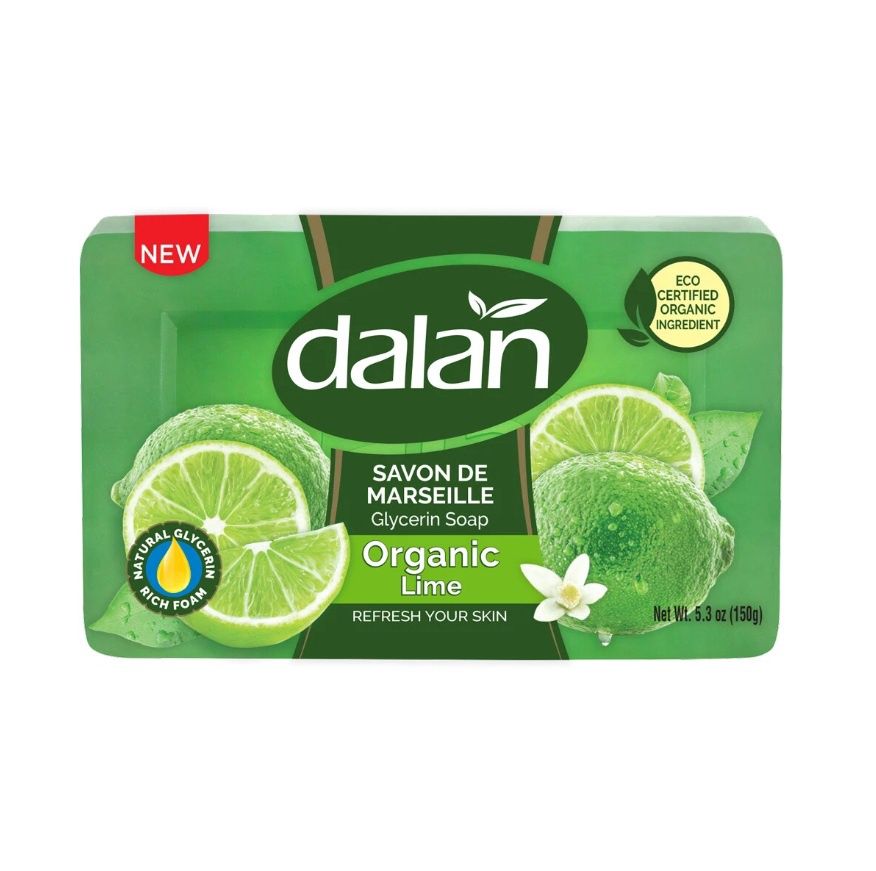 DALAN ORGANIC BAR SOAP LIME REFRESH 150G